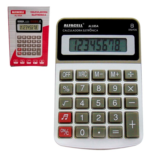 Calculadora de Mesa 8 digitos 8x12cm Imporiente