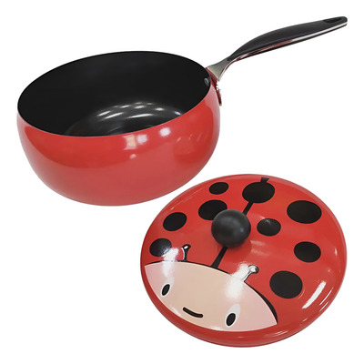 Panela Esmaltada Joaninha 1,2L em Metal Casita