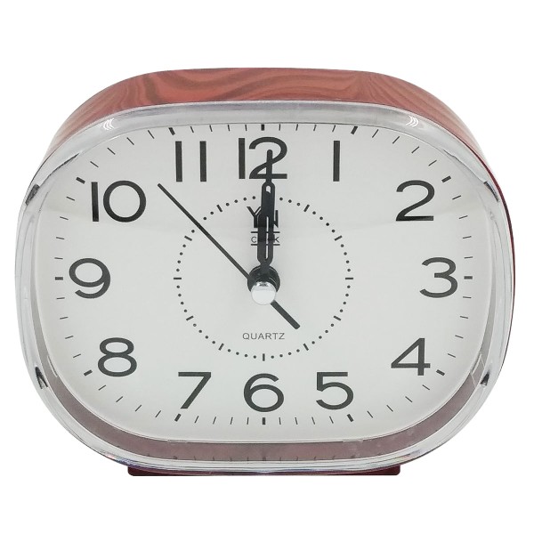 Encontraproduto.com.br - Relógio de Mesa Analógico C/ Alarme 12cm em Plástico Imporiente
