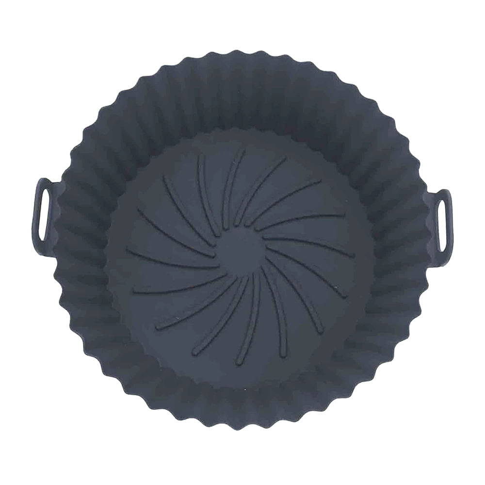Encontraproduto.com.br - Forma para Air Fryer de Silicone 20CM - IMPORIENTE