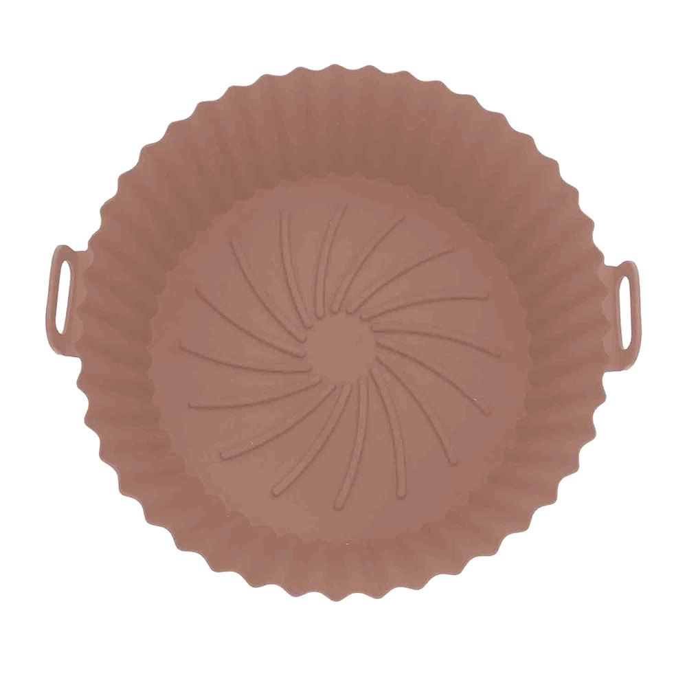 Encontraproduto.com.br - Forma para Air Fryer de Silicone 20CM - IMPORIENTE