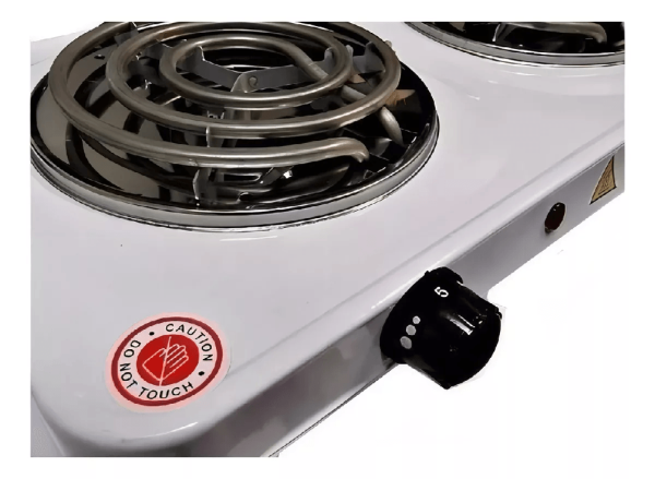 Encontraproduto.com.br - Fogão Elétrico 127V 45,5x22x3cm 2 Bocas em Aço Inox Casíta