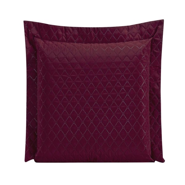 Encontraproduto.com.br - Porta Travesseiro Requinte Liso Vinho Enxovais Aquarela