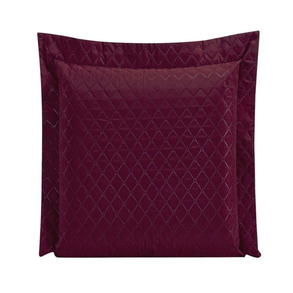 Encontraproduto.com.br - Porta Travesseiro Requinte Liso Vinho Enxovais Aquarela