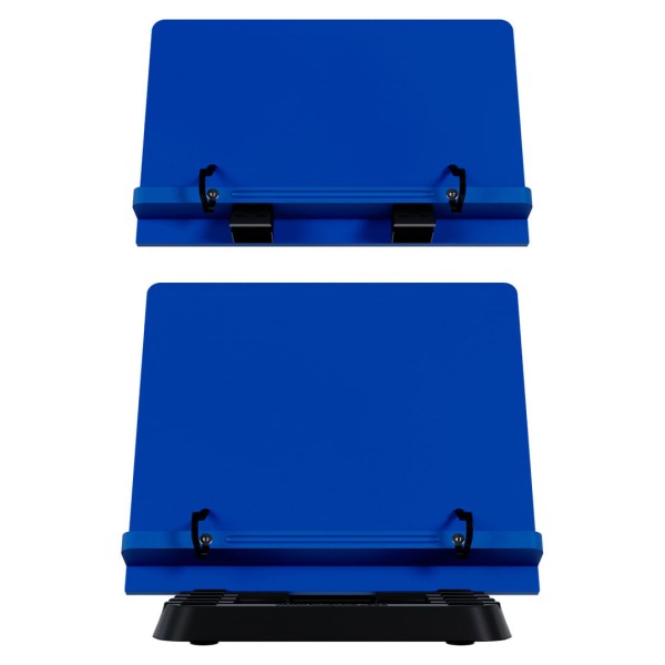 Encontraproduto.com.br - Suporte para Livro Duplo Resistente Ergonômico Azul