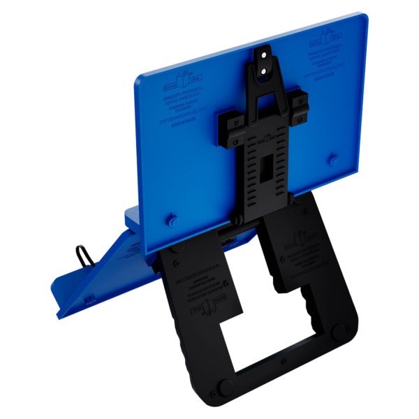Encontraproduto.com.br - Suporte para Livro Duplo Resistente Ergonômico Azul
