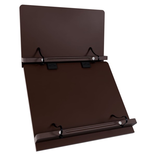 Encontraproduto.com.br - Suporte para Livro Duplo Resistente Ergonômico Marrom