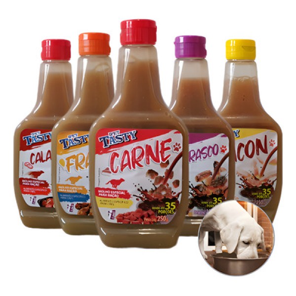Molho para Ração Ipet Tasty Dog Carne