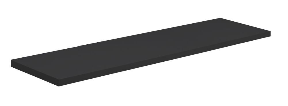 Prateleira 1,5cm x 20cm x 90cm Facility Preto Prat-K