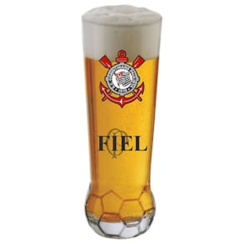 Copo Bola para Cerveja Globimport Corinthians 8606876  370 ml