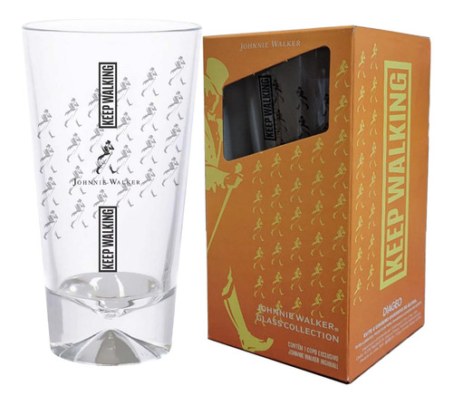 Encontraproduto.com.br - Jogo De Copos P/ Whisky Johnnie Walker Long Drink 450ml Cor Transparente