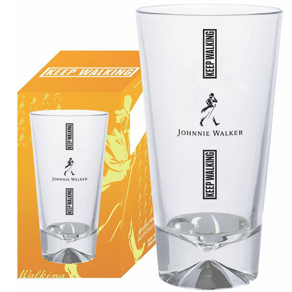 Encontraproduto.com.br - Jogo De Copos P/ Whisky Johnnie Walker Long Drink 450ml Cor Transparente