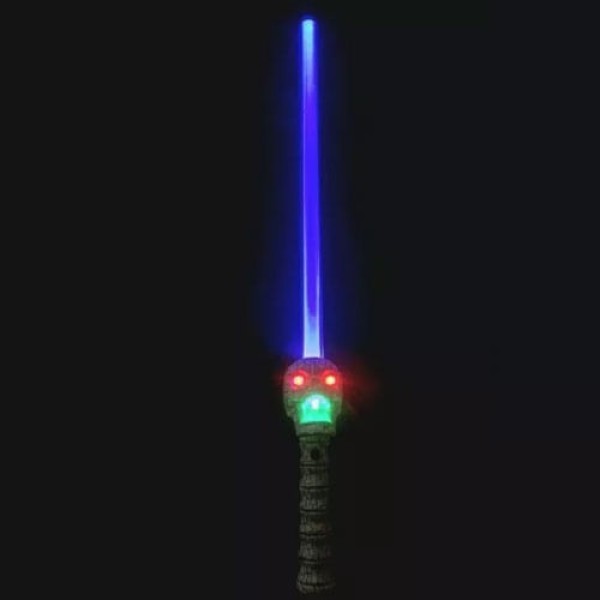Encontraproduto.com.br - Espada Caveira Com Luzes E Som Shiny Toys