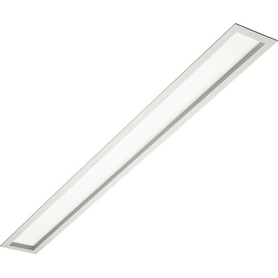 Encontraproduto.com.br - Luminária de Embutir Retangular Para 2 Lâmpadas 16W T8 Branco Ideia Revoluz