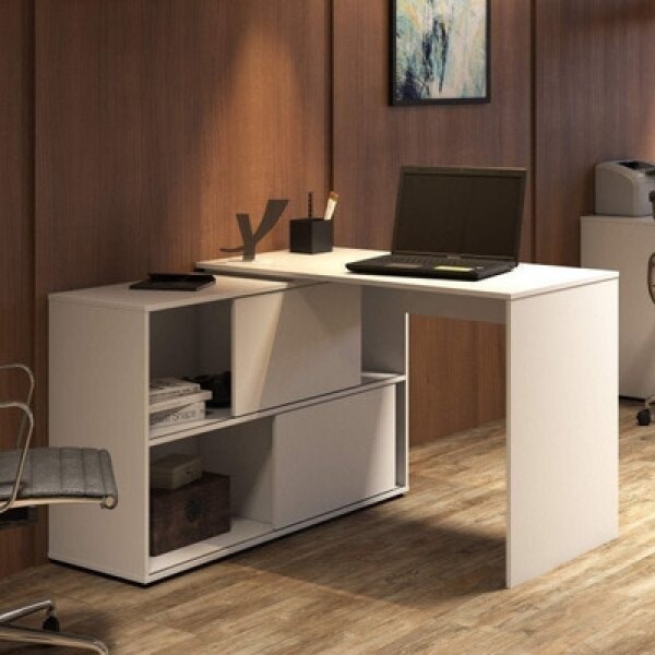 Encontraproduto.com.br - Mesa para Computador 2 Portas de Correr Mingle Artany