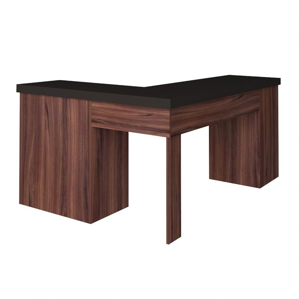Encontraproduto.com.br - Escrivaninha 3 Gavetas com Nichos Flex Mali Artany