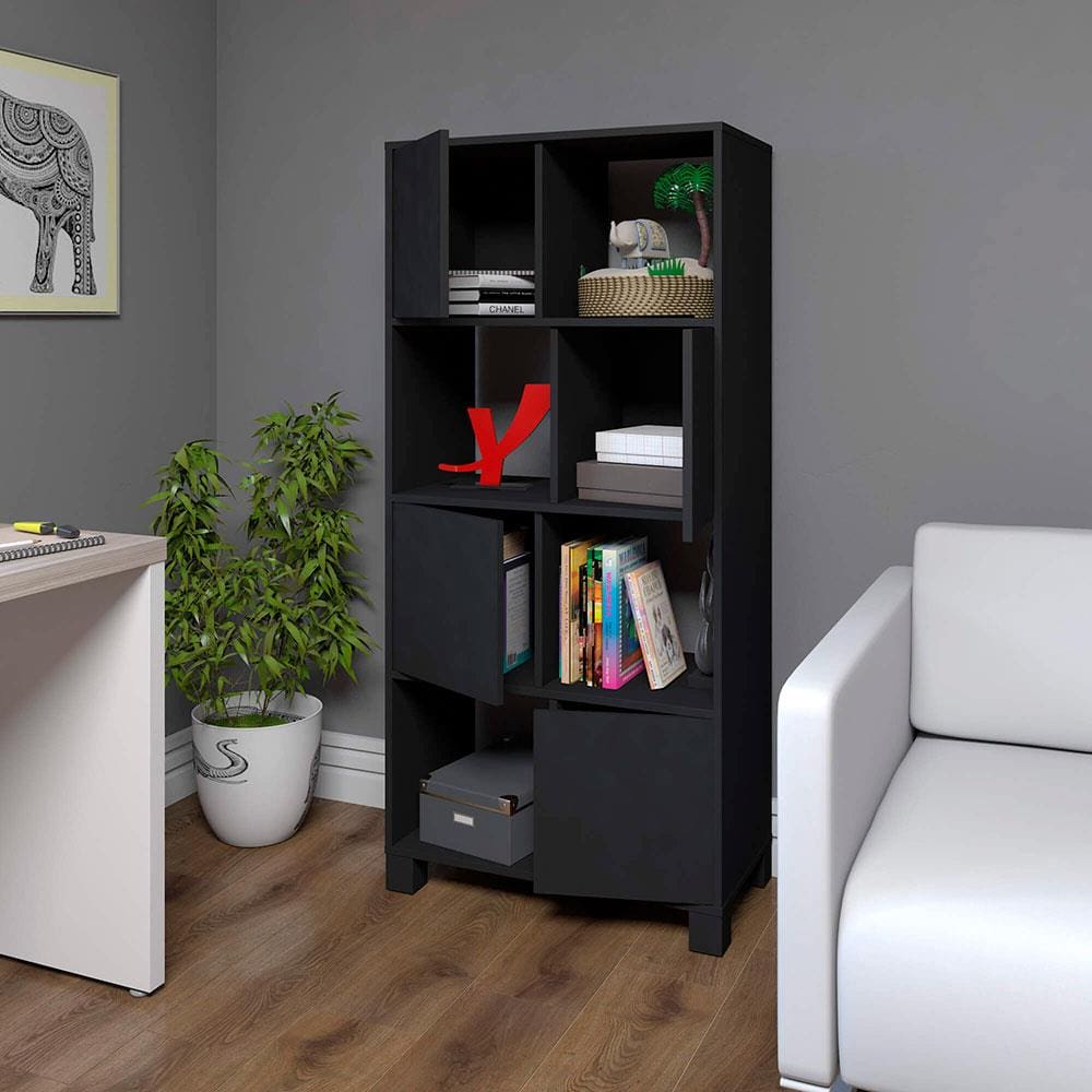 Encontraproduto.com.br - Armário Artany Wally Com 4 Portas Preto