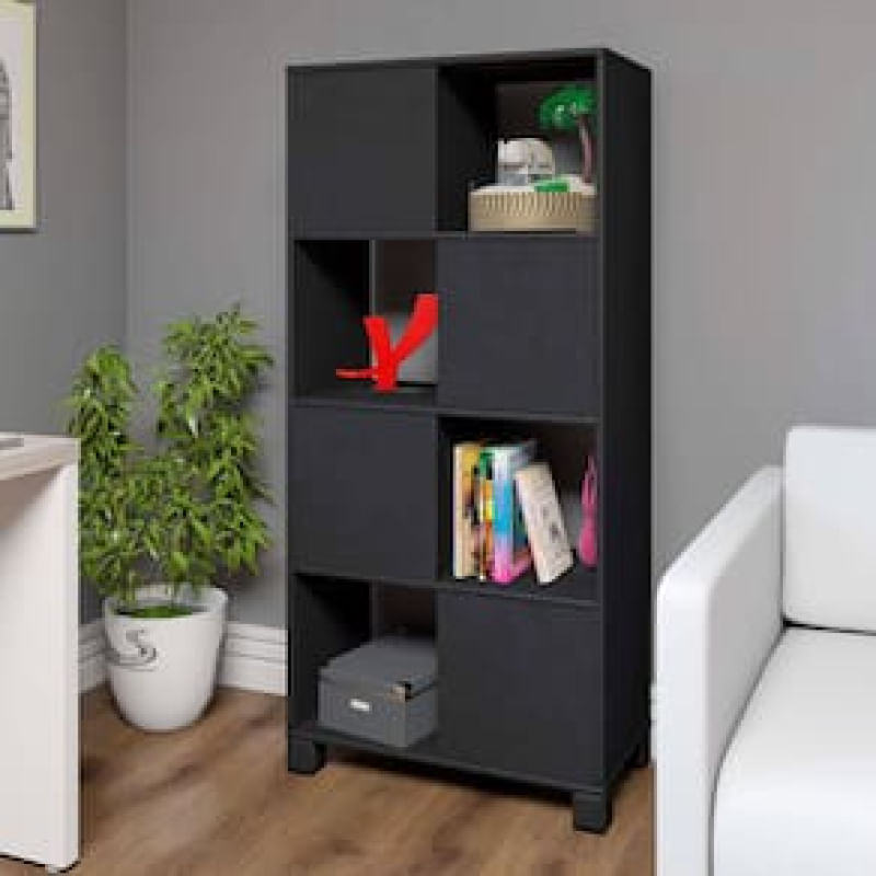 Armário Artany Wally Com 4 Portas Preto