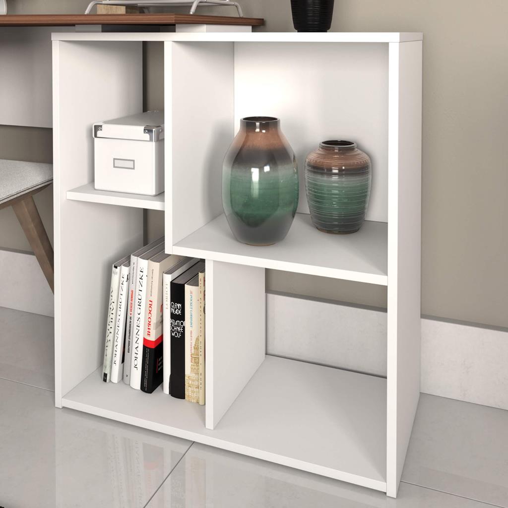 Encontraproduto.com.br - Escrivaninha Com Nichos Urban II Artany