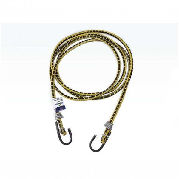 Encontraproduto.com.br - Elastico Bagageiro C/Gancho Metal 2,00Mt Amarelo 7870