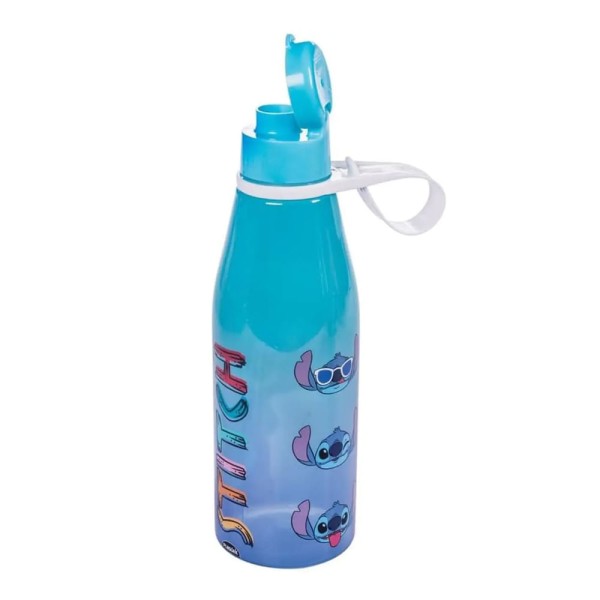 Encontraproduto.com.br - Garrafa Plasútil Abre Fácil Stitch 530ml un