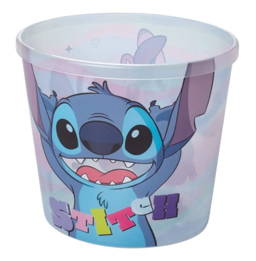 Encontraproduto.com.br - Balde de Pipoca Estampa do Stitch Clássico 2.1 Litros Plasútil