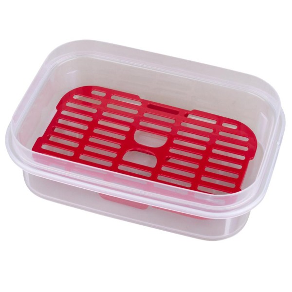 Encontraproduto.com.br - Pote Trava Mais Ret 500Ml C/ Escorredor A3 Plasutil 14341