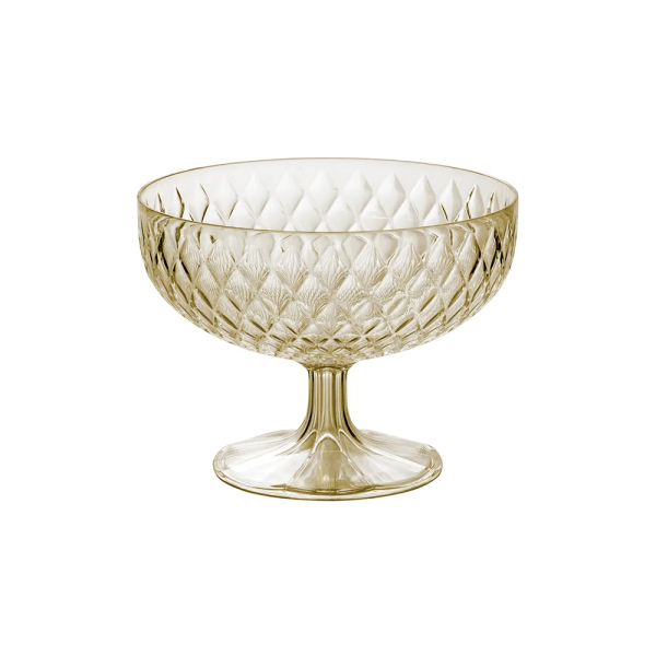 Taça Plasutil para Sobremesa Glamour G 14249 Citrino