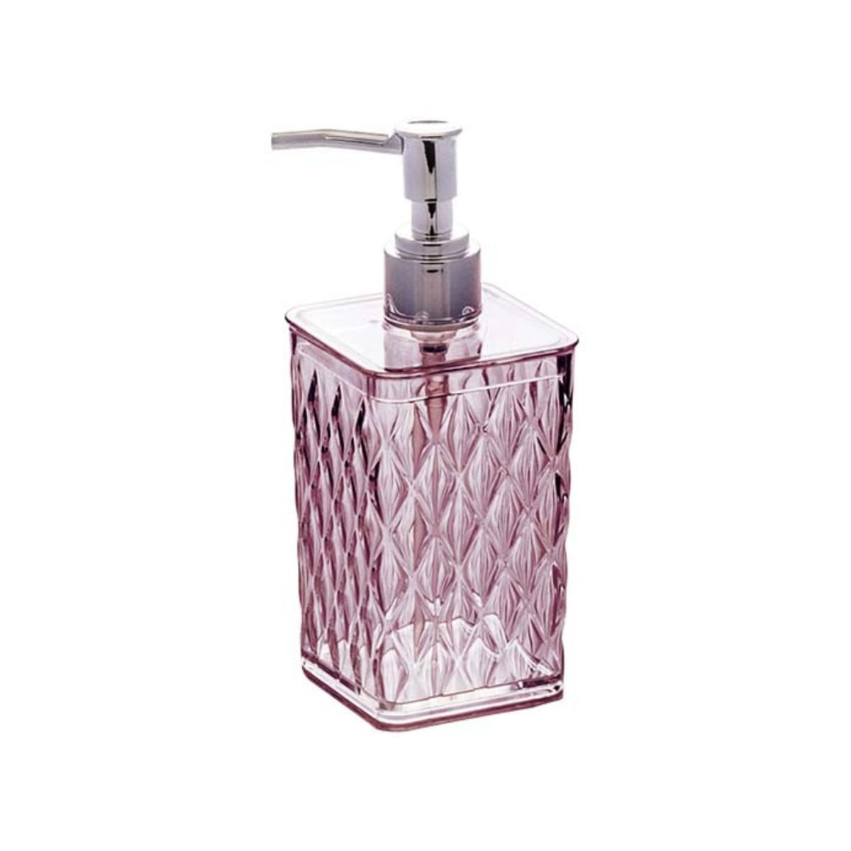 Porta-sabonete Líquido Glamour Cristal Plasútil - Rubelita
