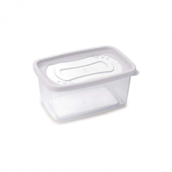 Pote retangular 1,2l Plasutil