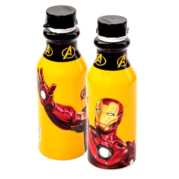 PLAS - GARRAFA RETRO 500ML HOMEM DE FERRO - 9414 F.L.