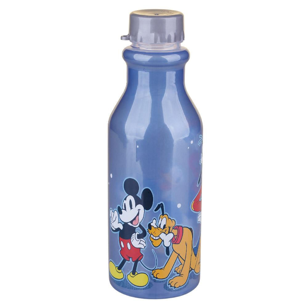 Encontraproduto.com.br - Garrafinha Infantil De Água Escolar Retro 500ml Plasútil Cor Lisa Cristal