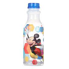 Encontraproduto.com.br - Garrafinha Infantil De Água Escolar Retro 500ml Plasútil Cor Lisa Cristal