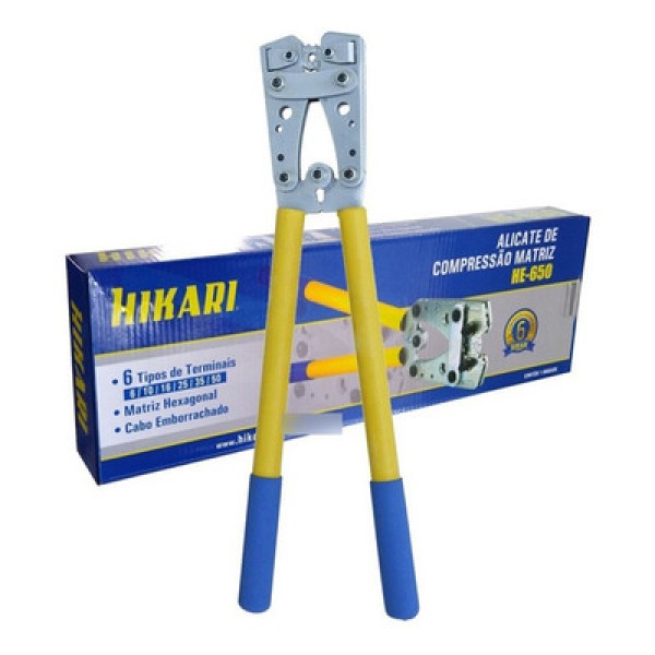 Alicate de Compressão Matriz Hikari HE-650