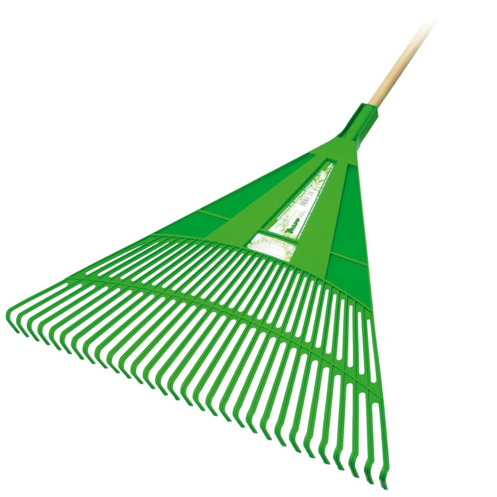 Encontraproduto.com.br - Vassoura Ancinho Verde Com Cabo Vs-7830 Trapp