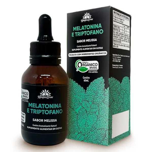 Encontraproduto.com.br - Melatonina e Triptofano 60ml - Kampo de Ervas