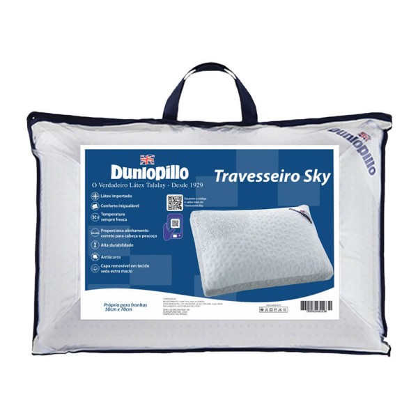 Travesseiro Sky 50 x 70 - Dunlopillo