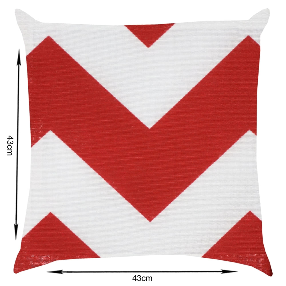 Capa de Almofada Proxima Missione Vermelho 43X43cm