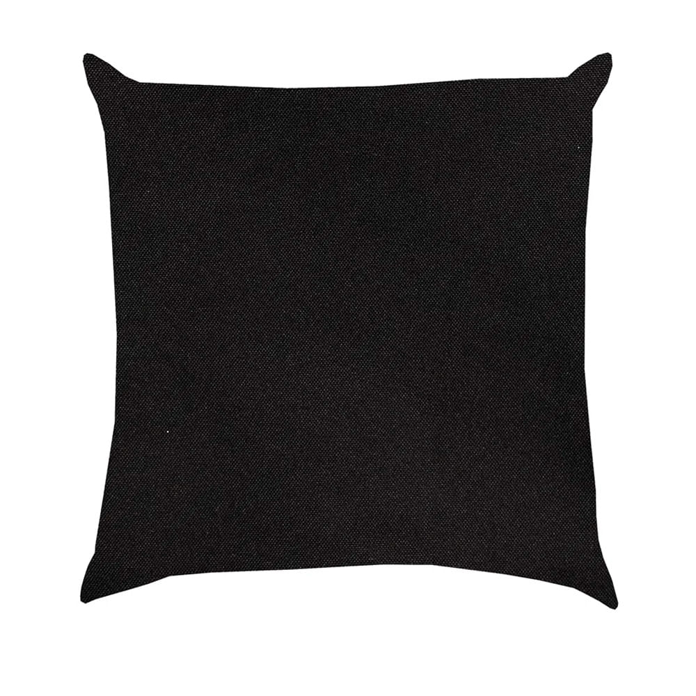 Almofada Decorativa Lisa Quadrada sem Zíper Oxford Preto 45X45CM - Próxima