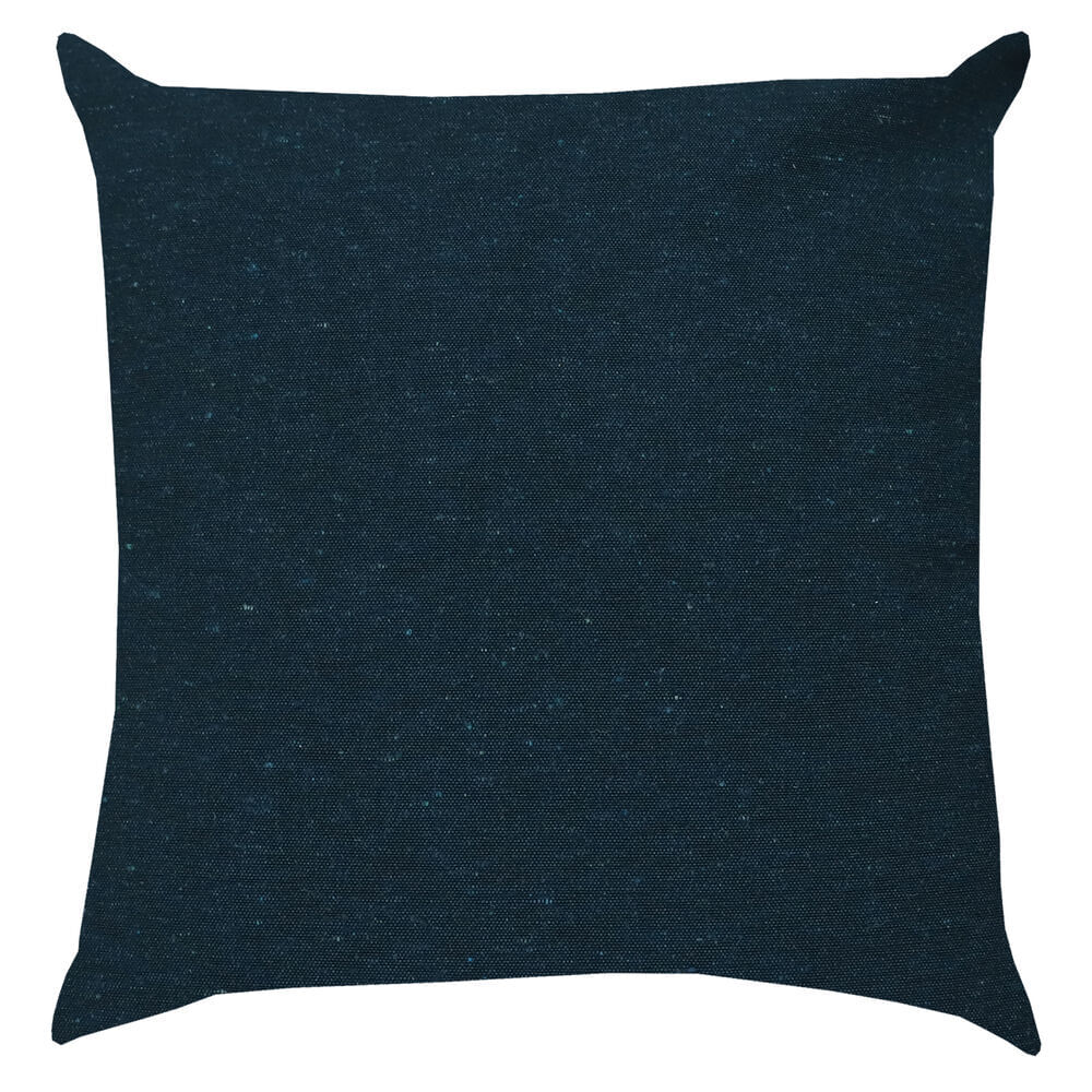 Encontraproduto.com.br - Almofada Jacquard Eco 43X43cm Azul Marinho Diagonal