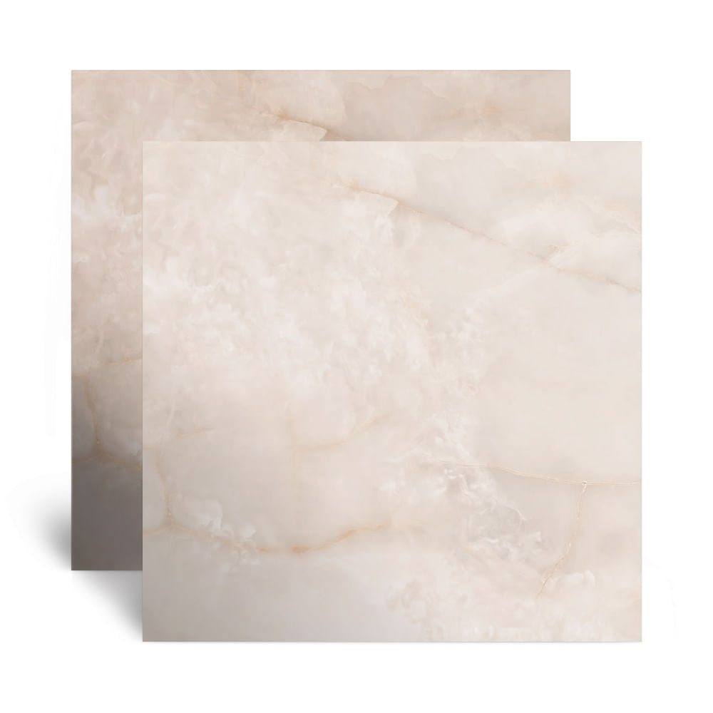 Piso Onix Ouro 60x60cm Brilho Bold - Pointer.