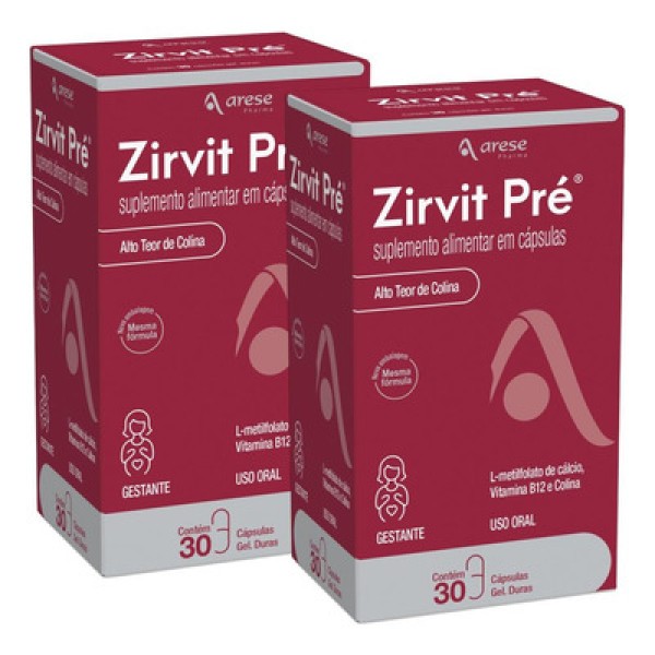 Zirvit Pré para Gestantes - 30 cápsulas