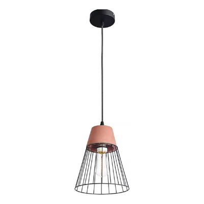 Pendente Kras E27 Preto / Cerâmica Avant