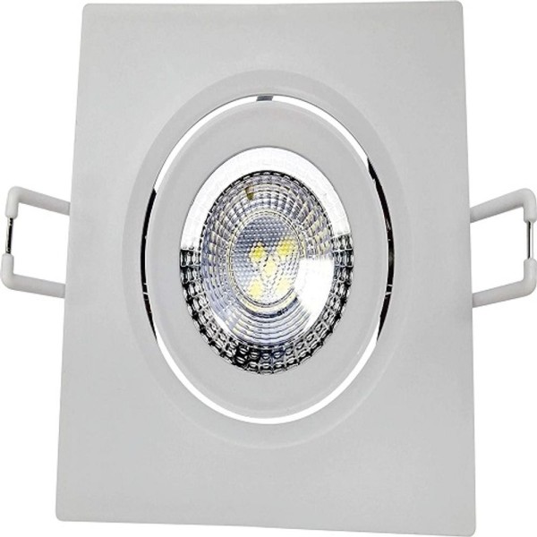 Encontraproduto.com.br - Spot Led Quadrado Branca 3w 3000k - Avant