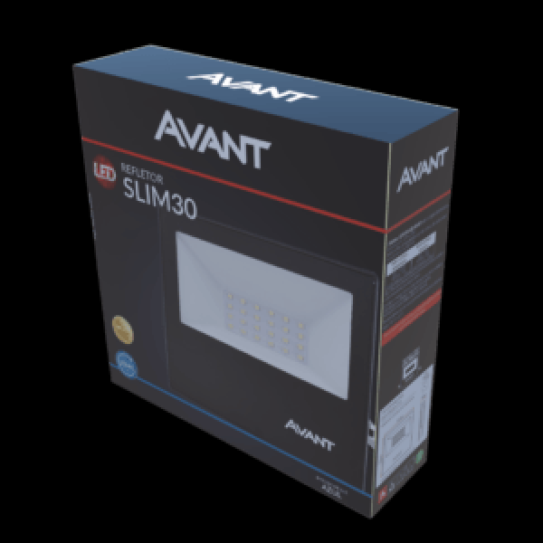 Encontraproduto.com.br - Refletor LED Slim 30W 6500K 2250LM Bivolt Luz Verde - Avant