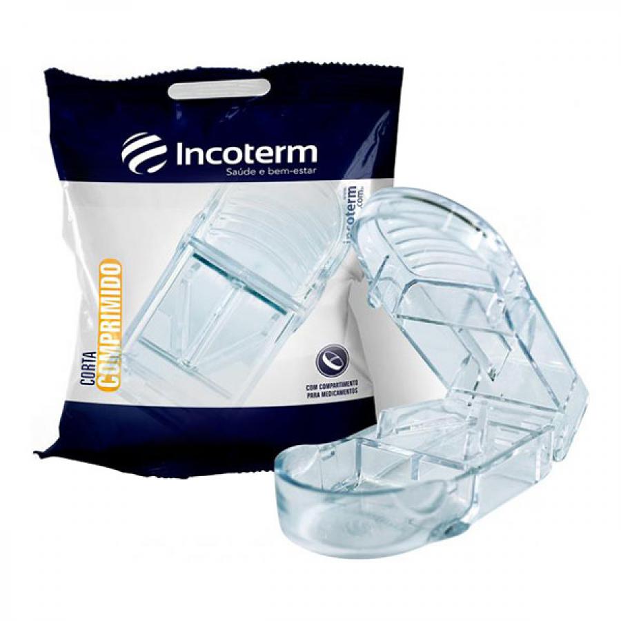 Encontraproduto.com.br - Cortador De Comprimidos Incoterm Transparente 1 Unidade