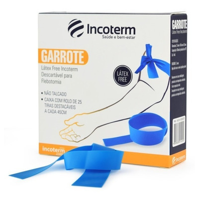 Garrrote Incoterm Latex Free 25Un