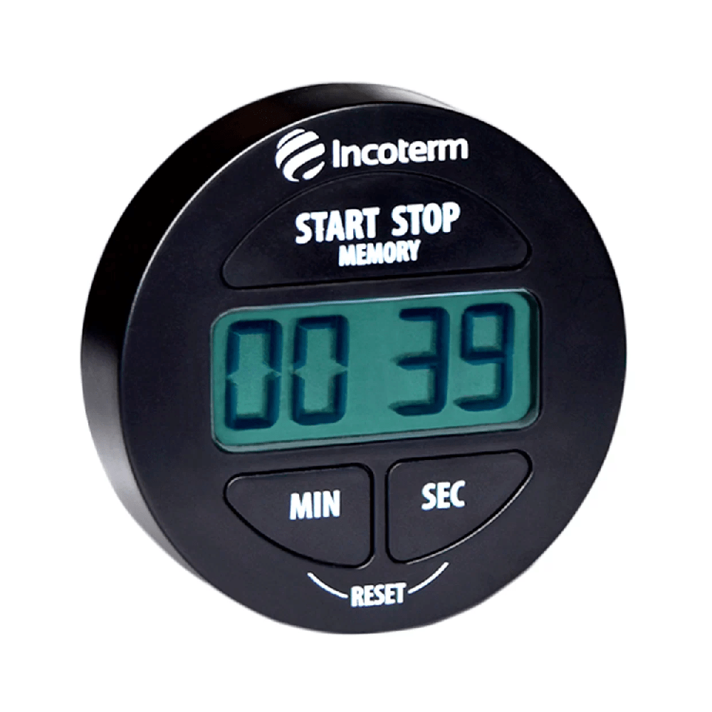 Encontraproduto.com.br - Timer Digital com Cronômetro e Alarme Sonoro Contagem Progressiva e Regressiva de 99min 59seg Incoterm T-TIM-0015.00