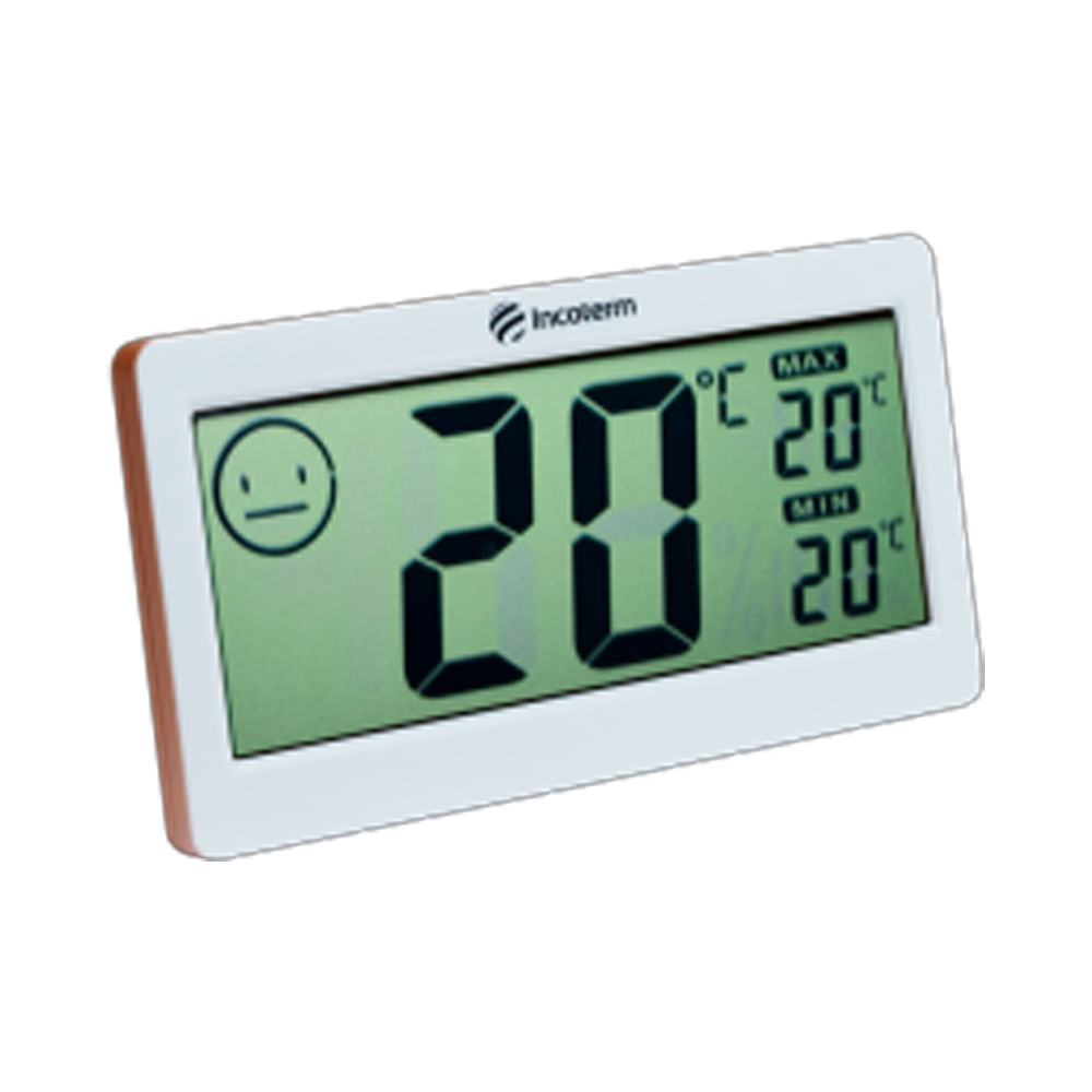 Termo-higrômetro digital máx/min conforto -10+50°C 20-95%UR resolução 0,1°C Incoterm T-THI-0030.00