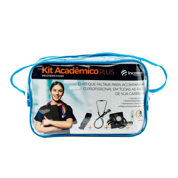 Encontraproduto.com.br - Kit Acadêmico Plus Incoterm KA120 - Azul
